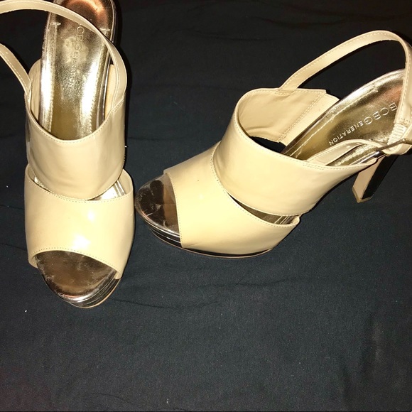 BCBGeneration Shoes - Tan BCBG heels!